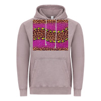 Vintage Zinc mardi gras  leopard pink glitter bead Vintage Hoodie - BarkalooDesign