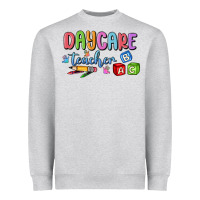 Heather Grey daycare teacher Heavyweight Sweatshirt - MaliasSmallBusiness