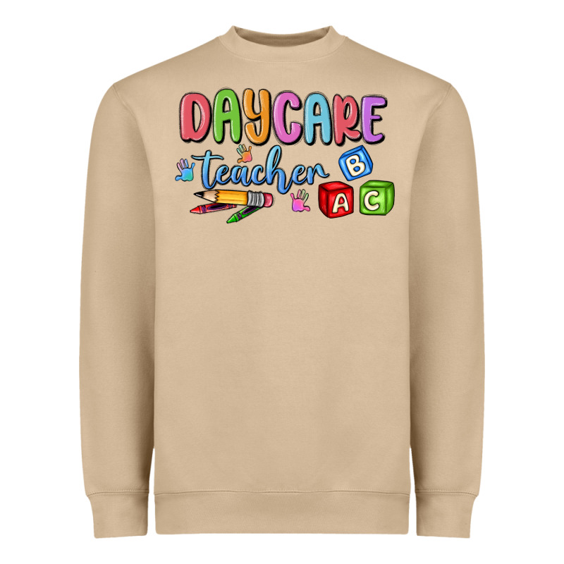 Daycare Teacher Heavyweight Sweatshirt by MaliasSmallBusiness | Teevron