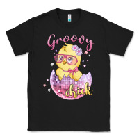 Black groovy chick easter Classic Tee - MaliasSmallBusiness