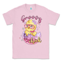 Bubblegum Pink groovy chick easter Classic Tee - MaliasSmallBusiness