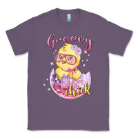 Lavender groovy chick easter Classic Tee - MaliasSmallBusiness