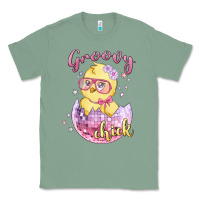Sage groovy chick easter Classic Tee - MaliasSmallBusiness