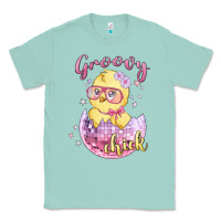 Seafoam groovy chick easter Classic Tee - MaliasSmallBusiness