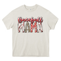 Cream baseball  mama Heavy Core Tee - RacoonDesign