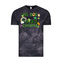 Cloud Black my dog is my lucky charms Vintage Tee - MaliasSmallBusiness