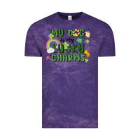 Cloud Purple my dog is my lucky charms Vintage Tee - MaliasSmallBusiness