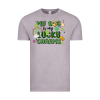 Vintage Zinc my dog is my lucky charms Vintage Tee - MaliasSmallBusiness