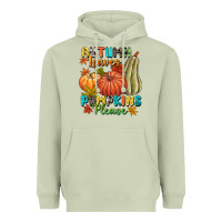 Matcha Autumn leaves pumpkins please Heavyweight Hoodie - NancyCooperArtShop