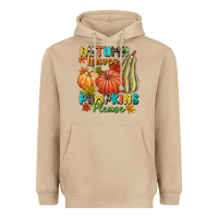 Mushroom Autumn leaves pumpkins please Heavyweight Hoodie - NancyCooperArtShop