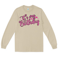 Mushroom it s my birthday Long Sleeve Tee - MaliasSmallBusiness