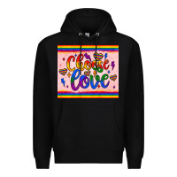 Black choose love tumbler Premium Hoodie - JahusDesignShop