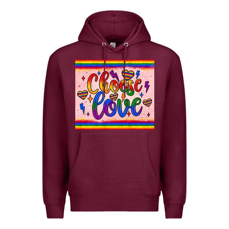 Choose Love Tumbler Premium Hoodie by JahusDesignShop | Teevron