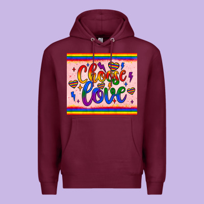 Choose Love Tumbler Premium Hoodie Designed By Jahusdesignshop