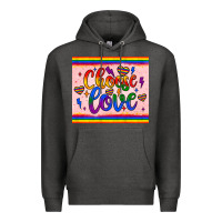 Charcoal Heather choose love tumbler Premium Hoodie - JahusDesignShop
