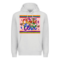 Dove Grey choose love tumbler Premium Hoodie - JahusDesignShop