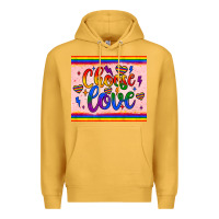 Mustard choose love tumbler Premium Hoodie - JahusDesignShop