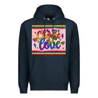 Navy choose love tumbler Premium Hoodie - JahusDesignShop