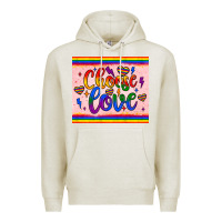 Oatmeal Heather choose love tumbler Premium Hoodie - JahusDesignShop