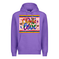 Purple choose love tumbler Premium Hoodie - JahusDesignShop