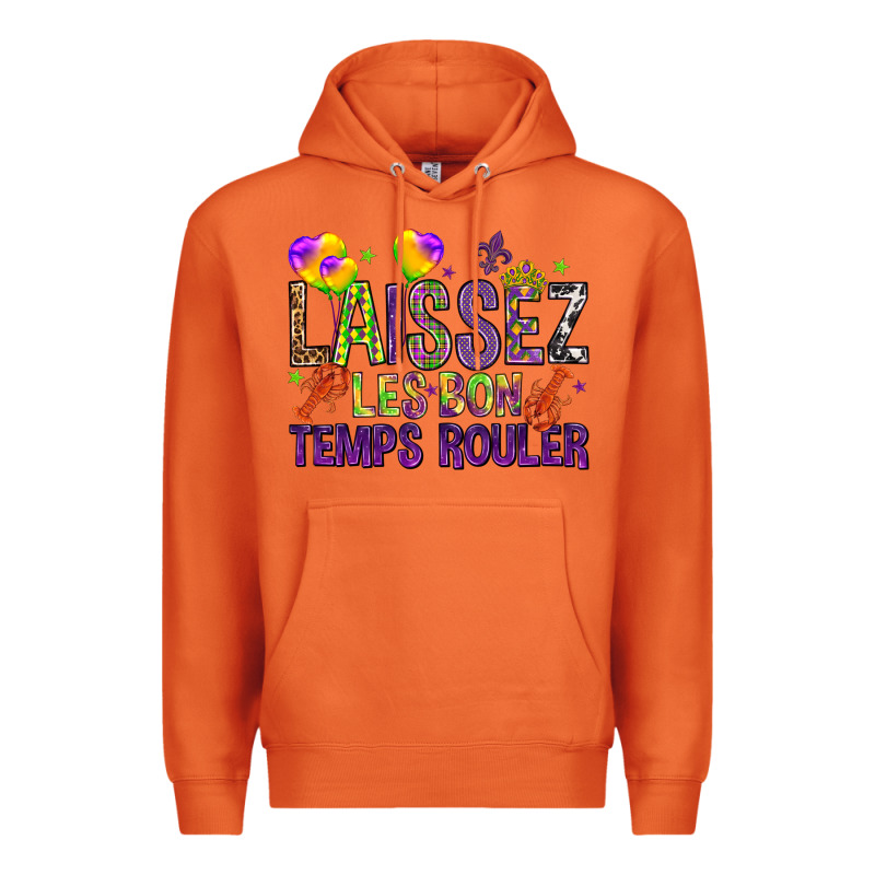 Loissez Les Bon Temps Rouler With Balloon Premium Hoodie by HowdyJamesFarm | Teevron