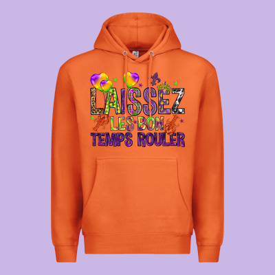 Loissez Les Bon Temps Rouler With Balloon Premium Hoodie Designed By Howdyjamesfarm