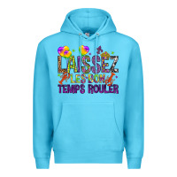 Ocean Blue Loissez les bon temps rouler with balloon Premium Hoodie - HowdyJamesFarm