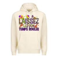 Tofu Loissez les bon temps rouler with balloon Premium Hoodie - HowdyJamesFarm