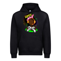Black black gamer girl Urban Hoodie - FaDigitalArtStudio