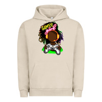 Pigment French Oak black gamer girl Urban Hoodie - FaDigitalArtStudio