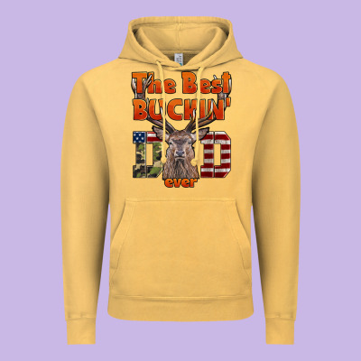 The Best Bucking Dad Ever Vintage Hoodie Designed By Lillyallendesigns