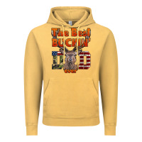 Vintage Mustard The Best Bucking Dad Ever Vintage Hoodie - LillyAllenDesigns