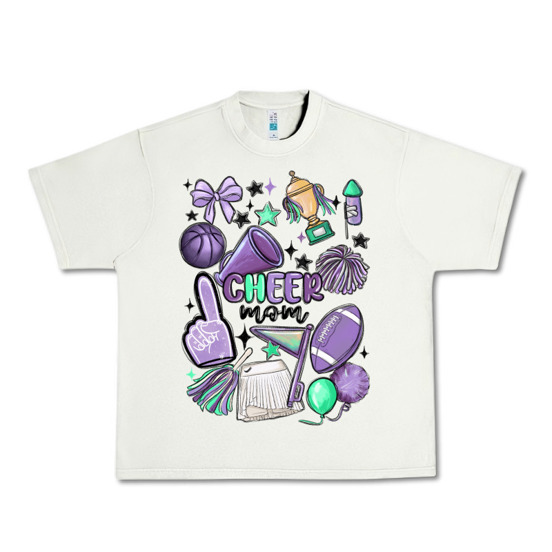 Cheer Mom Urban Heavy Tee by MaliasSmallBusiness | Teevron