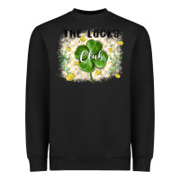 Black the lucky club Heavyweight Sweatshirt - MaliasSmallBusiness