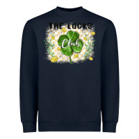 Navy the lucky club Heavyweight Sweatshirt - MaliasSmallBusiness