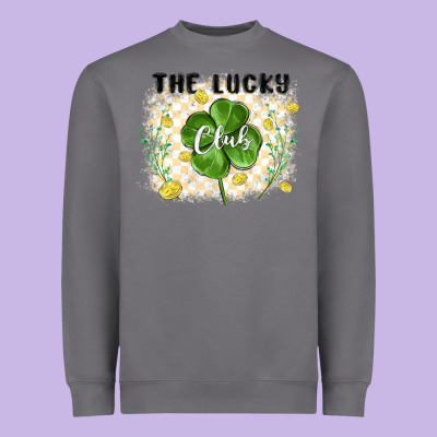 The Lucky Club Heavyweight Sweatshirt Designed By Maliassmallbusiness