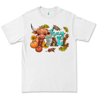 White hay fall heifer Premium Tee - AdoDesignShop