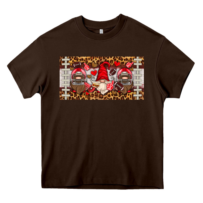 American Football Gnome License Plate Heavy Core Tee by HRA Design Shop | Teevron