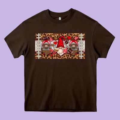American Football Gnome License Plate Heavy Core Tee Designed By Hra Design Shop