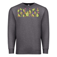 Charcoal Heather avocado Premium Sweatshirt - TumblerDesignByShophia