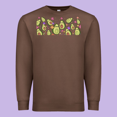 Avocado Premium Sweatshirt Designed By Tumblerdesignbyshophia