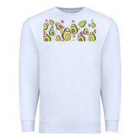 White avocado Premium Sweatshirt - TumblerDesignByShophia