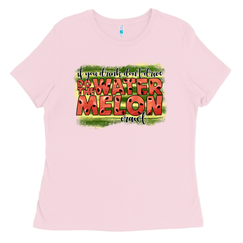 İf You Drink Don't Drive Do The Watermelon Crawl2 Ladies Tee by JahusDesignShop | Teevron
