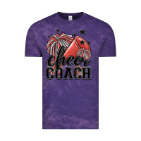 Cloud Purple cheer coach Vintage Tee - MaliasSmallBusiness
