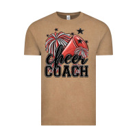 Vintage Coffee cheer coach Vintage Tee - MaliasSmallBusiness