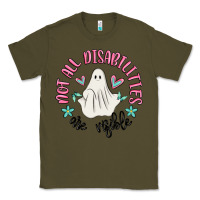 Army Green not all disabilities are visible Classic Tee - MaliasSmallBusiness