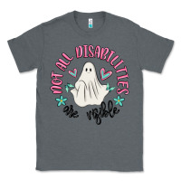 Charcoal Heather not all disabilities are visible Classic Tee - MaliasSmallBusiness