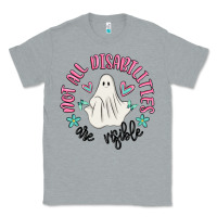 Heather Grey not all disabilities are visible Classic Tee - MaliasSmallBusiness