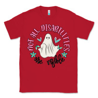 Red not all disabilities are visible Classic Tee - MaliasSmallBusiness