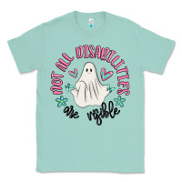 Seafoam not all disabilities are visible Classic Tee - MaliasSmallBusiness